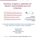 Prácticas, empleo y captación de talento oportunidades para las empresas